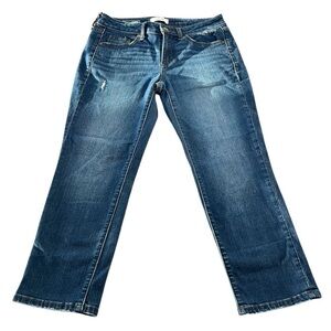 Sonoma Goods For Life Capri Jeans Lightly Distressed Size 6